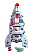 Hape Four-Stage Rocket Ship Wooden Toy with Detachable Planetary Lander