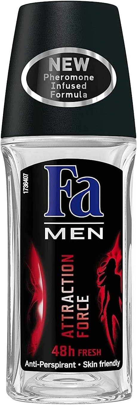 Fa Attraction Force Roll-On Deodorant Fresh Fragrance 48-Hour Protection 50 ml