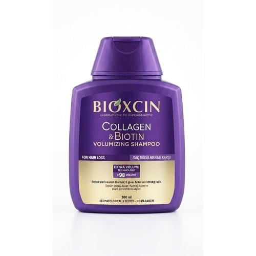 Bioxcin Hair Volumizing Shampoo with Collagen and Biotin 300 ml