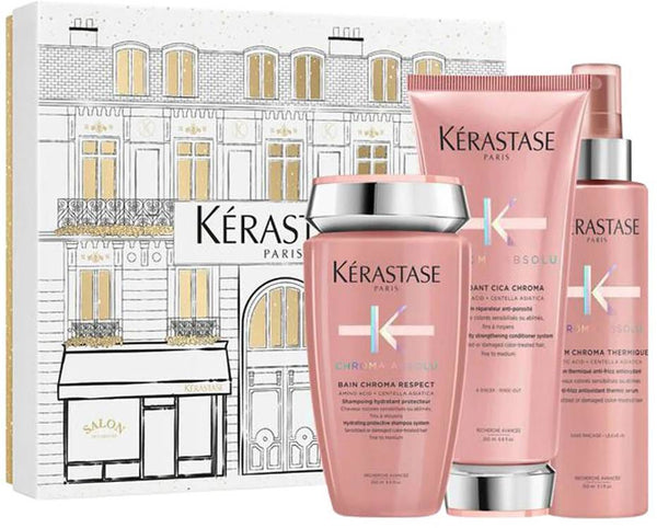 Kerastase Chroma Absolu Light Haircare Set Shampoo Conditioner Serum 600ml