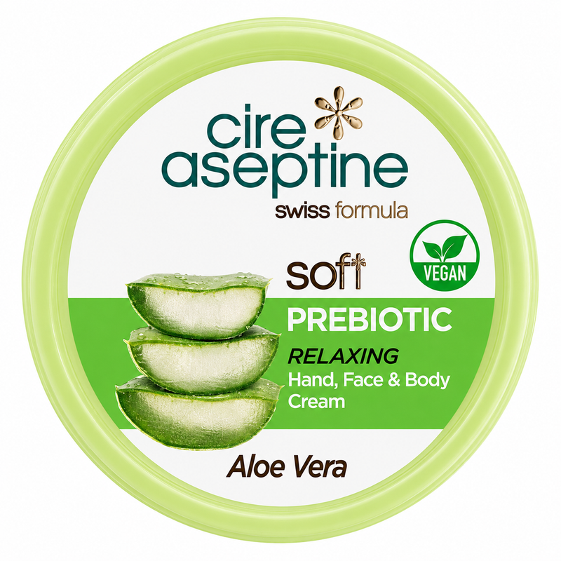 Cire Aseptine Soft Probiotic Moisturizing Cream Aloe Vera 30ml