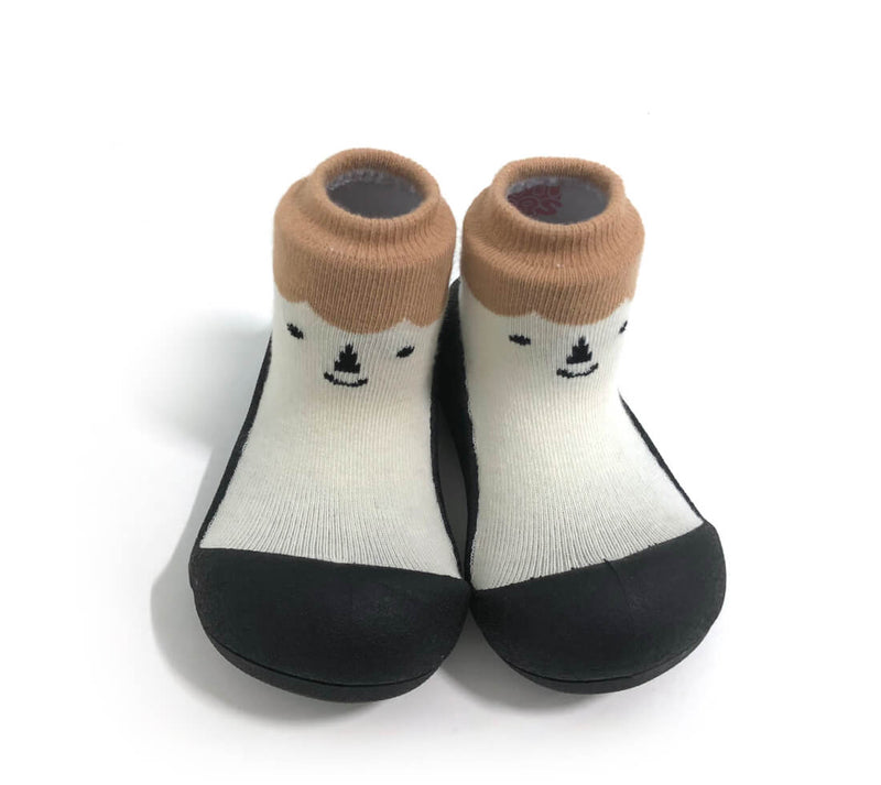 Attipas Icon Shoe Socks Flexible Lightweight Non-Slip Brown M