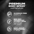 AXE Black Deodorant Body Spray Zinc Technology Aluminium-Free 150ml
