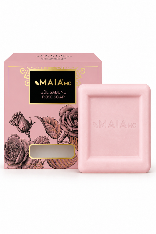Maia MC Rose Soap Cleansing and Moisturizing Bar Rose Scent