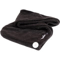 Nuggela & Sule Hair Towel Wrap with Cotton Terrycloth and Microfiber, Storage Bag