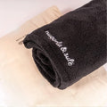 Nuggela & Sule Hair Towel Wrap with Cotton Terrycloth and Microfiber, Storage Bag