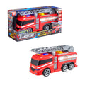 Teamsterz Large Fire Engine Toy Truck with Lights and Sounds, Red