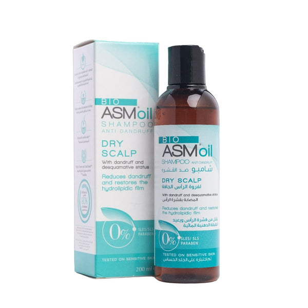 Bio ASM Oil Shampoo Moisturizing Neem and Tea Tree Oils Dry Scalp 200 ml