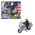Teamsterz Light & Sound Police Motorbike, Blue, Medium