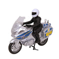 Teamsterz Light & Sound Police Motorbike, Blue, Medium