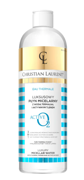 Christian Laurent Micellar Water Liquid Makeup Remover with Panthenol and Rose Extract