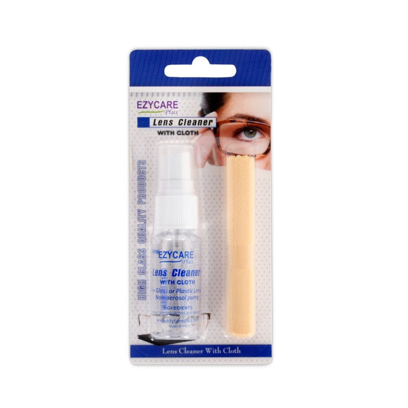 Ezycare Wipe N' Clear Lens Cleaner with Microfiber Cloth
