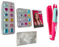 Meibokai Jewel Hair Kit Colorful Hair Jewels and Styling Tools for Kids Age 5+