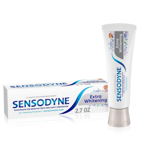Sensodyne Extra Brightening Toothpaste Fluoride Formula for Sensitive Teeth 75 ml