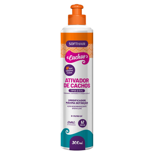 Soft Hair Curl Activator Cream, Keratin and Nourishing Oils