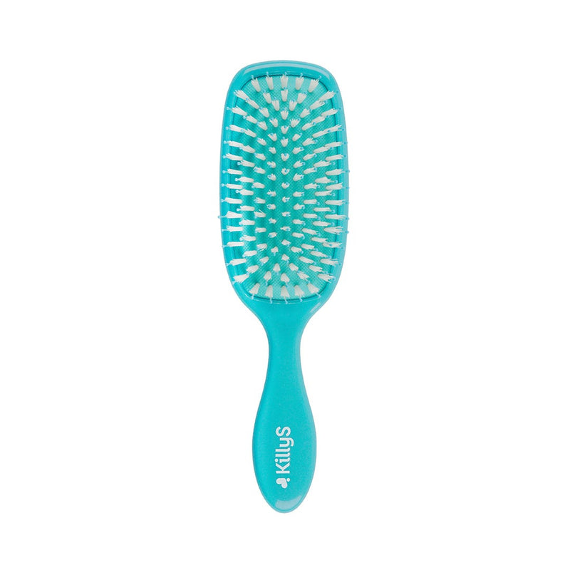 KillyS Hairbrush for Low-Porosity Hair, Coconut Oil Infused, Gentle Nylon Pins, 1 Pc