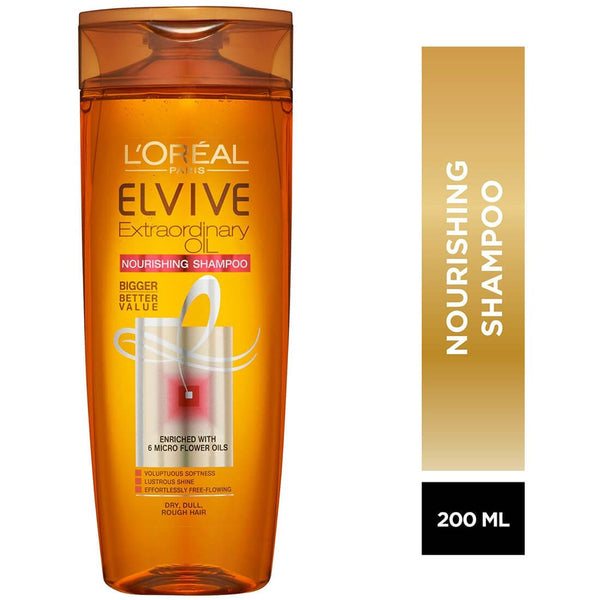 L'Oreal Paris Elvive Extraordinary Oil Shampoo Liquid Argan Oil Dry Hair 200 ml