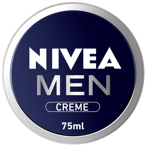 NIVEA Men Face Body Moisturising Cream Fast Absorption Vitamin E 75ml Tin