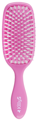 KillyS Hairbrush for Low Porosity Hair, Oil-Enriched Nylon Pins and Bristles, Pink
