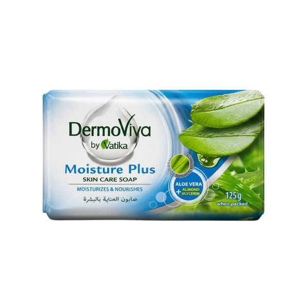 Vatika Dermoviva Optimal Moisture Skin Care Soap Moisturizing Formula 125g