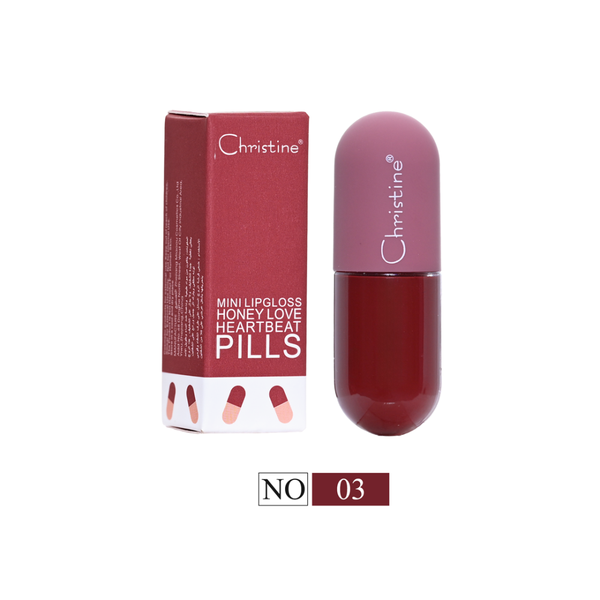 Christine Mini Matte Liquid Lipstick Intense Color Shade 03