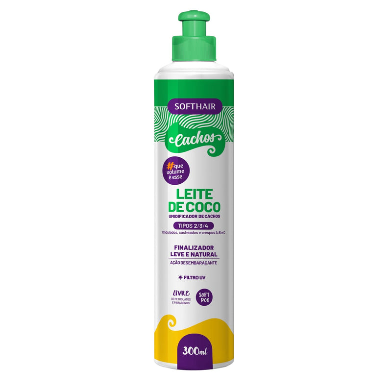 Soft Hair Coconut Milk Curl Humidifier Lightweight Formula UV Filter 300 ml