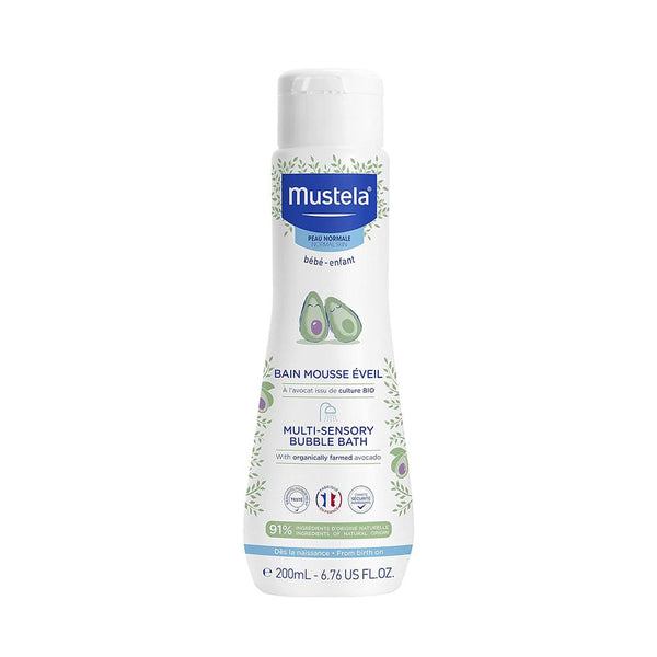 Mustela Multi Sensory Bubble Bath Gentle Cleansing Formula 200 ml