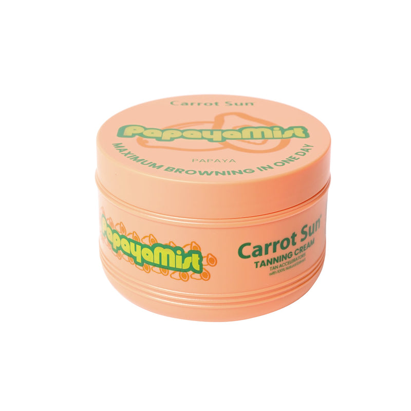 Carrot Sun Papaya Tanning Accelerator Cream L-Tyrosine and Henna 350 ml