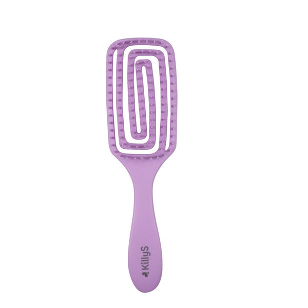 KillyS Color Love Lavender-Scented Flexible Hairbrush With Gentle Nylon Pins