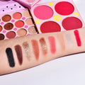 Kevin & Coco Highlighter Blush Eyeshadow Palette, 40 Colors, Matte Shimmer Glitter