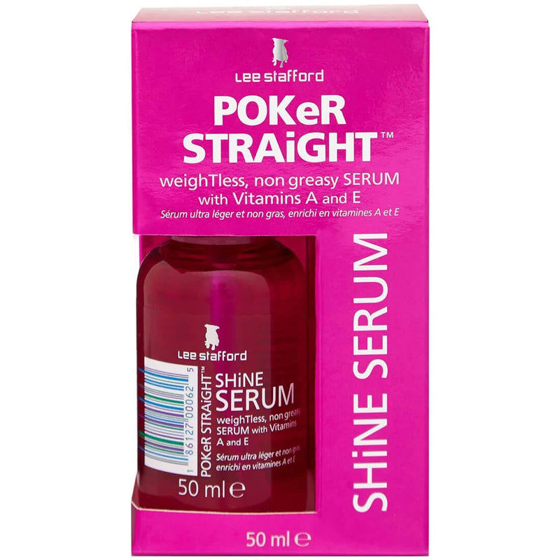 Lee Stafford Poker Straight Shine Serum Weightless Frizz Control 50 ml