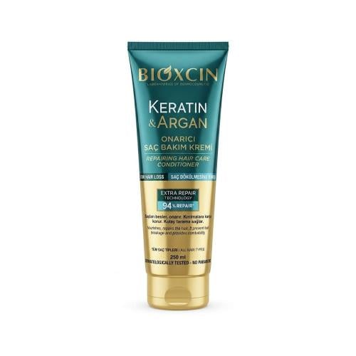 Bioxcin Keratin & Argan Hair Repair Conditioner, Hydrating Smoothing Care, 250ml