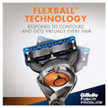 Gillette Fusion ProGlide FlexBall Razor with 5-Blade Refills, Precision Trimmer, 2 Blades