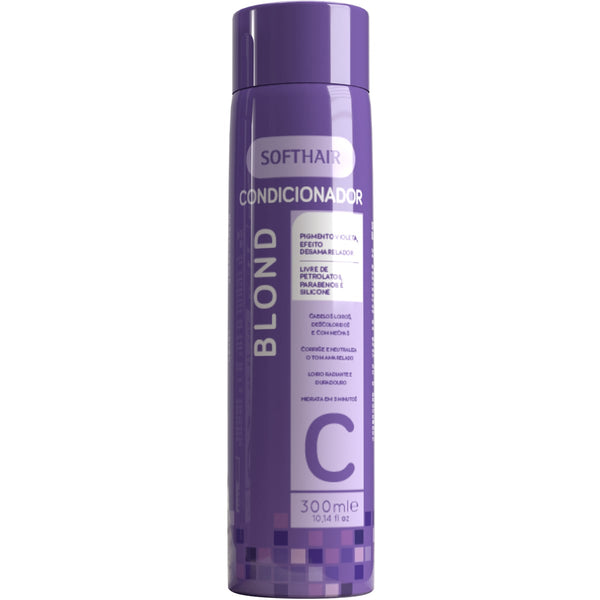 SOFT HAIR Blond Conditioner with Violet Pigments for Blonde Hair, 300 ml