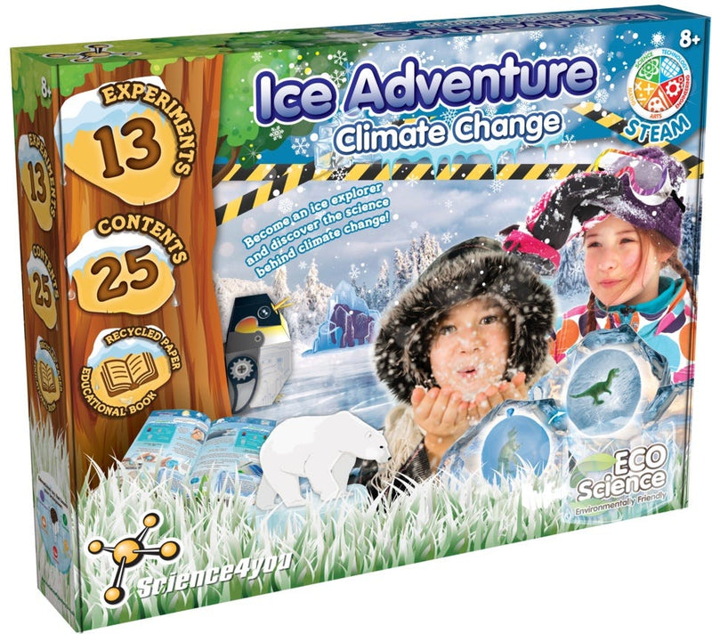 Science4You Ice Adventure Climate Change Science Experiment Kit, 13 Experiments, Ages 8+