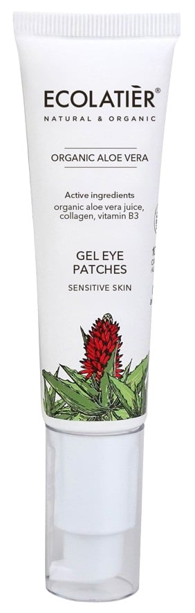 Ecolatier Gel Eye Patches Organic Aloe Vera 30ml