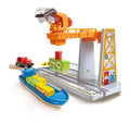 Hape Sea & Rail Cargo Transport Set Wooden Train and Ship Toy, 3+ Years