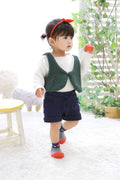 Attipas Dinosaur Shoe Socks Flexible Non-Slip Baby Footwear Red M