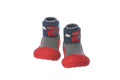 Attipas Dinosaur Shoe Socks Flexible Non-Slip Baby Footwear Red M