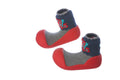 Attipas Dinosaur Shoe Socks Flexible Non-Slip Baby Footwear Red M