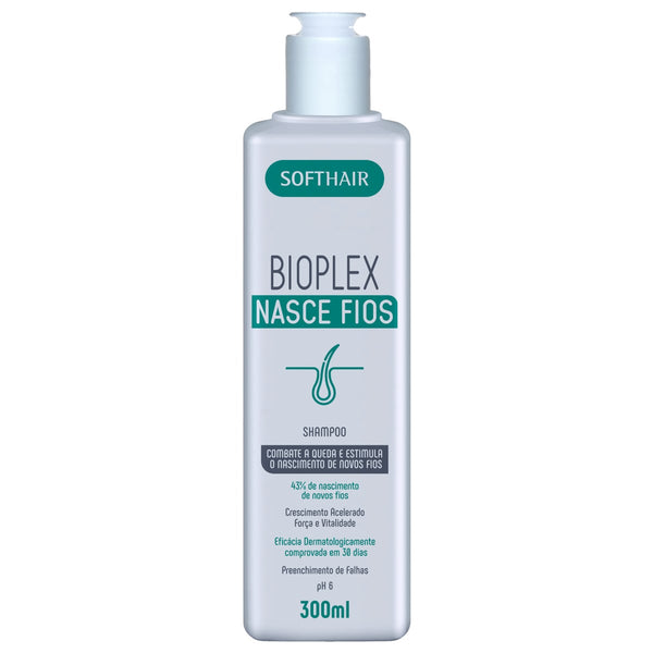 Soft Hair Bioplex Shampoo Cleansing Formula Biotin Caffeine 300ml