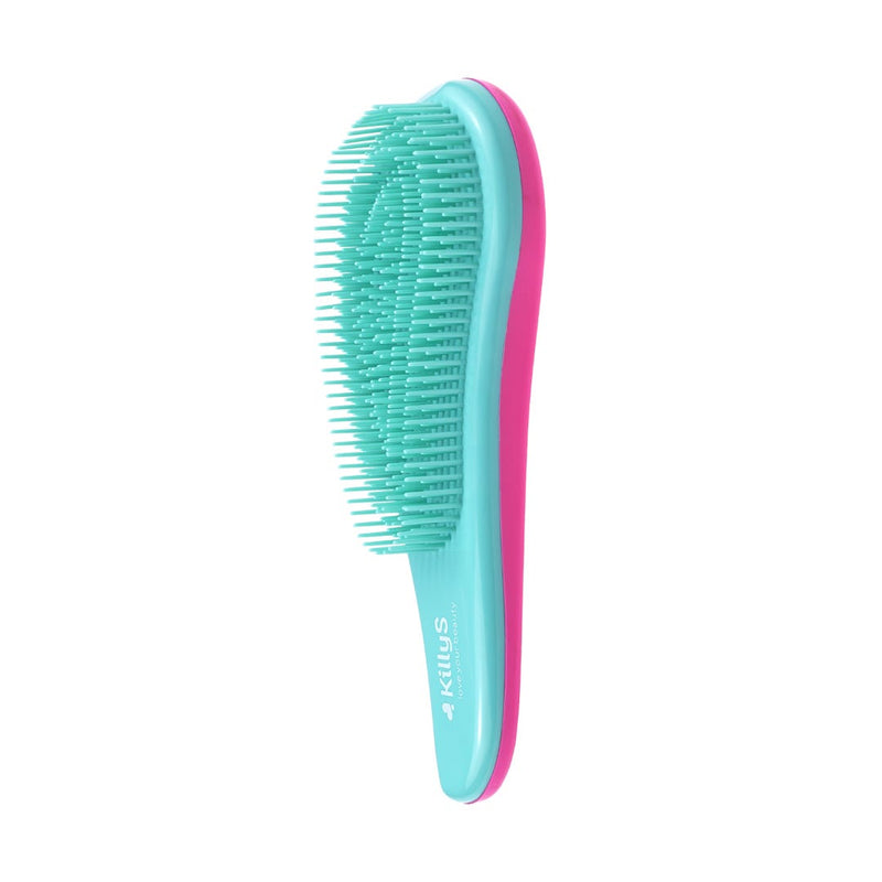 KillyS Magic Tangle Definer Hairbrush Flexible Soft-Tip Pins Double Color 1 Pc