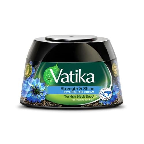 Vatika Hair Styling Cream Strength & Shine with Turkish Black Seed Extract