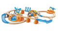Hape Mars Exploration Set Wooden Train Railway Space Adventure Playset Glow-in-the-Dark Features Kids 3Y+