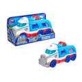 Teamsterz Tiny Teamsterz Emergency Transporter Push-Along Toy with Tumble Launcher and 1 Car