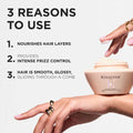 Kerastase Gloss Absolu Masque Creme Hydra-Glaze Cream Hair Mask Hyaluronic Acid Glycolic Acid Thick Frizzy Hair 200 ml