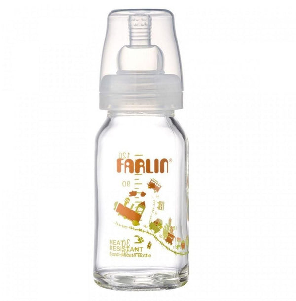 Farlin Small Glass Feeding Bottle Top-808G Anti-Colic 50 ml