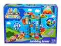Teamsterz Tiny Teamsterz Tumbling Tower Toy with Soft Car, Colorful Ramps, Ages 12 Months+