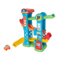 Teamsterz Tiny Teamsterz Tumbling Tower Toy with Soft Car, Colorful Ramps, Ages 12 Months+