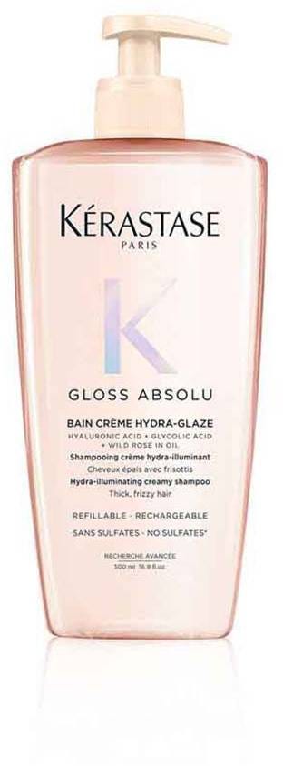 Kerastase Gloss Absolu Bain Hydra-Glaze Shampoo Refill Hyaluronic Acid Glycolic Acid 500 ml
